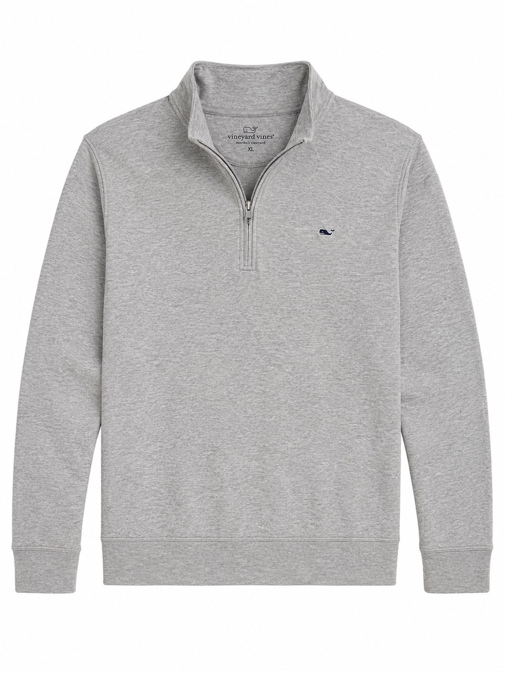 Vineyard Vines NWT Broadfield 1/2 Zip Pullover Gray Heather XL Quarter Zip